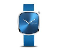 Watch Ocean Pebble With Ocean Plastic blue 18040-308 - unisex - BERING - Watches - Blue - ONE SIZE - Accessories ONE SIZE