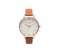 Watch Olivia Burton OB16BDW19 White Dial Watch Brown Round Female