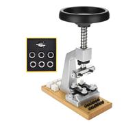 Watch Opener 5700 Watch Making Tools Adjustable Portable with Chucks for Screw Watch Cases Watchmaker Tool with 6 Dies