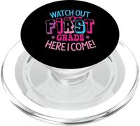 Watch out 1st Grade here i come first day of School Girls PopSockets PopGrip for MagSafe