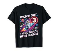 Watch Out 3 Third Grade Here I Come Back to School T-Shirt