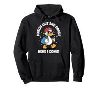 Watch Out 3rd Grade Here I Come Back To School Boys Girls Pullover Hoodie