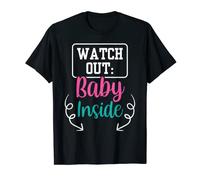 Watch Out: Baby Inside Cute Pregnant Announcement Pregnancy T-Shirt