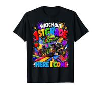 Watch Out First Grade Dinosaur Monster Truck Back to School T-Shirt