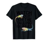 Watch Out for The Falling Iguanas Funny Dad Summer Vibes T-Shirt