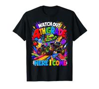 Watch Out Fourth Grade Dinosaur Monster Truck Back to School T-Shirt