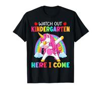 Watch Out Kindergarten Here I Come Unicorn Back to School T-Shirt