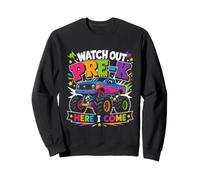Watch Out Pre K Monster Truck Here I Come Sweatshirt