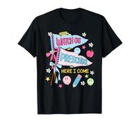 Watch Out Preschool Here I Come Coquette First Day of School T-Shirt