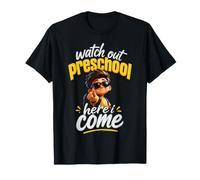 Watch Out Preschool Here I Come Fun Design T-Shirt