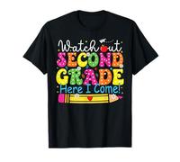 Watch Out Second Grade Here I Come 2nd Grade Back To School T-Shirt