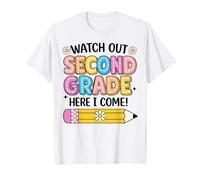 Watch Out Second Grade Here I Come Back to School 2nd Grade T-Shirt