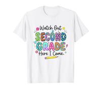 Watch Out Second Grade Here I Come First Day of 2nd Grade T-Shirt