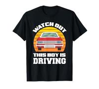 Watch Out This Boy Is Driving Funny New Driver T-Shirt