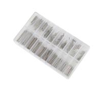 Watch Parts Split Pins Stainless Steel Repair Kit 1mm 8-27mm, Handy Tool Set for Watch Enthusiasts, Perfect for DIY Repairs