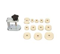 Watch Press Tool Set Durable Metal Watch Back Case Closer for Repair with 12 Moulds for Various Sizes