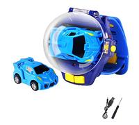 Watch Remote Control Toy Car With Lights, Mini Remote Control Car Watch Toys, 2.4GHz USB Rechargeable Watch RC Racing Car, Kids Interactive Game Toys, Christmas New Year Birthday Gift for Boys Girls