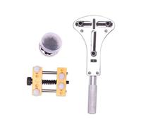 Watch Repair Back Case Opener Functional Watch Repair Set with Adjustable Back Case Opener and Screwdriver Jewelers Tool Set