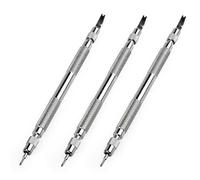 Watch Repair Kit, 3PCS Watch Strap Band Spring Bar Link Pin Remover Repair, Watch Strap Removal Tool, Watch Cleaning Cloth Watch Link Removal Pin Remover Kit for Strap Adjustment (13cm)