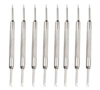 Watch Repair Kit, 3PCS Watch Strap Band Spring Bar Link Pin Remover Repair, Watch Strap Removal Tool, Watch Cleaning Cloth Watch Link Removal Pin Remover Kit for Strap Adjustment (8cm)