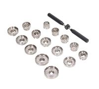 Watch Repair Kit Watch Back Case Opener with 15 Pcs Dies and Storage Box