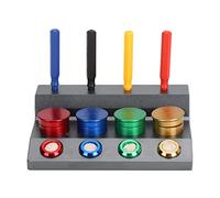 Watch Repairing Accessory Reliable 4 Dish Watch Oiler Set for Watchmakers Easy Cleaning for Maintenance