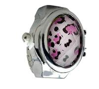 Watch Ring, Watch Ring, Finger Watch with Cover - Lightweight Watch Rings for Women, Small Fashion Supplies for Birthday, Valentine's Day, Christmas, Thanksgiving, White Pink, Se référer au