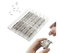 Watch Screw Kit - 50g-500Pcs Carbon Steel, Self-Tapping Assortment | Tiny Electronic Repair Screws, Mini Glasses Replacement | Portable Mobile Phone Laptop Spectacles Sunglasses Clock Toolkit