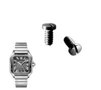 Watch Screw Replacement to Cartier Santos Fit Case Back Flathead Type (2.5 * 1.0 * 1.5mm)