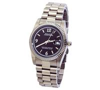 Watch Silver Steel Green 36 mm Bracelet President Date Just Date Dial Fluted Dial Luxury Gift Idea Japanese Movement, silver