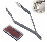 Watch Spring Bar Tweezers with Case, Aluminium Alloy Spring Bar Tool for Watch Strap Removal & Band Adjustment, Watch Repair Tool for Enthusiasts, Collectors & Watchmakers - Includes Storage Box