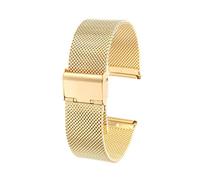 watch strap 12mm/14mm/16mm/18mm/20mm/22mm/24mm stainless steel straight end mesh buckle band
