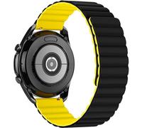 Watch Strap 20mm Magnetic Compatible with Samsung Galaxy Watch 5 40mm / 44mm / Watch5 Pro 45mm Silicone Strap Compatible with Amazfit Gtr 42mm/ Amazfit Gts and with Huawei and Garmin Models. …, black