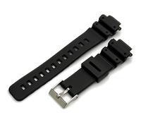 Watch Strap Black Resin 16mm fitting, 25mm shoulders Casio G-Shock models