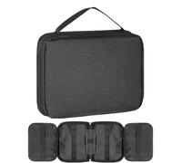 Watch Strap Case - Simple Watch Carry Bag, Watch Strap Organiser Bag, Foldable Watch Band Holder with Organiser Watch Strap, Modern Design Storage Case with Unique Look for, black, see description,