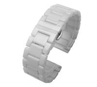 watch strap Ceramic Watch Strap Female White Stainless Steel Buckle Accessories WatchBand