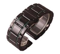 watch strap Ceramic Watchband Black with gold Red Watch strap bracelets 20mm 21mm 22mm 23mm 24mm for ladys mens wristwatch Quick release pin