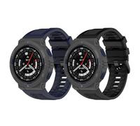 Watch Strap Compatible with Amazfit Active Edge Strap, Soft Silicone Replacement Strap for Amazfit Active Edge A2212 Smartwatch Accessories, Size L