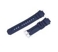 Watch Strap Compatible With Casio 4778AW-591/590/5230AWG-M100/101 16mm Black Red Blue Durable Comfortable Stainless Steel Buckle Resin Band(Blue-ST-K5)