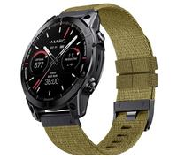Watch Strap for Fenix 6X Pro/6X/7X Pro/7X/5X Plus/5X/3/3HR, Quickfit 26 Nylon Watch Strap for Descent MK1/2/2i/3/3i/Tactix, for Garmin Enduro/Enduro 2, Epix 51MM, Quatix 7X/7X Pro