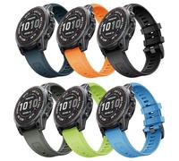 Watch Strap for Garmin Fenix 7X Pro/6X Pro, 26mm QuickFit Replacement Band for Garmin Fenix 7X/6X/5X/5X Plus/3/3 HR, Descent Mk1/Mk2/MK2i, Instinct 2X