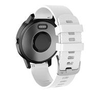 Watch Strap for Garmin Vívoactive 3,20mm Wristband Compatible with Garmin Venu/Venu sq/Vívomove 3/Forerunner 245/645 Music (L, White)