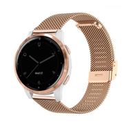 Watch Strap for Garmin Vivoactive 4S / Vivomove 3S / Venu 2S / Venu 3S, 18mm Quick Release Stainless Steel Metal Mesh