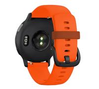 Watch Strap for Garmin Vivoactive 6 5 3,Soft Silicone Replacement Straps for Garmin Forerunner 55 165 245 645 (Orange)