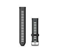 Garmin Quick Release 20 mm Silicone Strap, Smartwatch Accessory Strap Compatible with Forerunner 55/165/245/645, Black