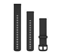 Garmin vivoactive 6 replacement 20mm Band, Quick Release, 2 sizes included, Silicone, Original accessory, Black