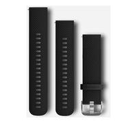 Garmin Quick Release Bands (20mm), suitable for selected Forerunner-,Venu-, vívomove-,vívoactive and Approach smartwatch series, Original accessory, Silicone, Black
