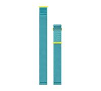 Garmin 22 mm Quick Release ComfortFit fabric bands, Original accessory, Compatible with a range of smartwatches, Turquoise/AMP Yellow