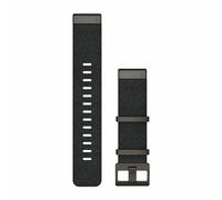 Garmin QuickFit 22 Watch Strap, Jacquard Weave Nylon Strap, Mottled Black