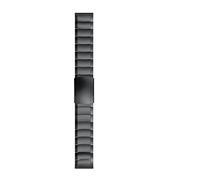 Watch Strap Metal Stainless Steel Watch Band Polished 20Mm 22Mm Quick Release Metal Watch Band Bracelet Black, Silver /20Mm/Black